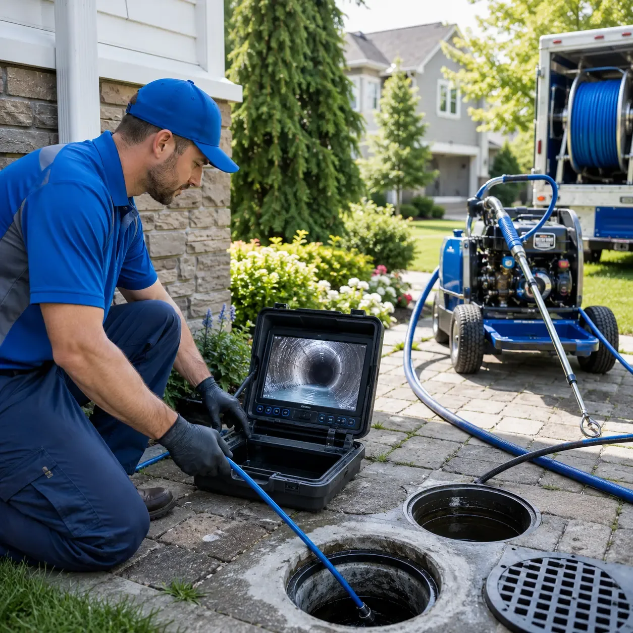 Outdoor drain cleaning professionals serving Sunbury, NC
